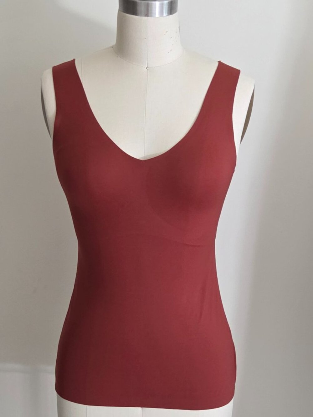 Knix LuxeLift Tank Top Cinnamon Size S+ Built In Bra